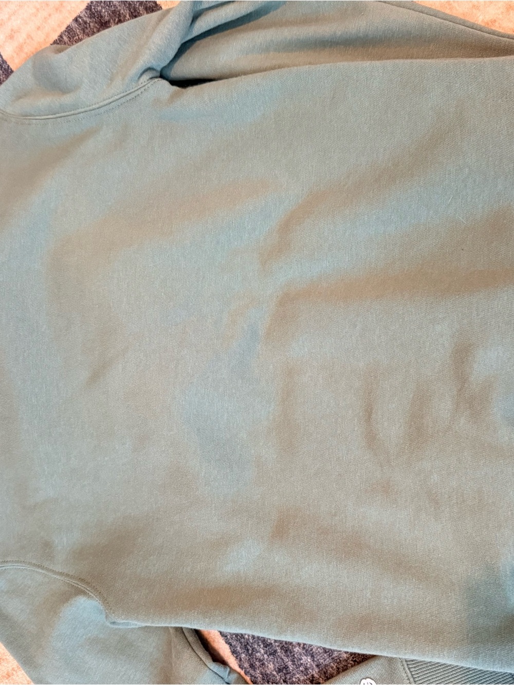 Champion Olive Script Logo Pullover Hoodie - Picture 4 of 4